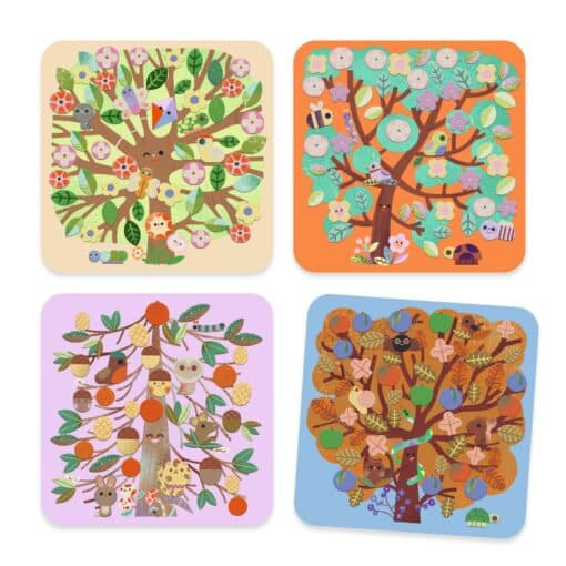 Djeco: Design by Kollázs műhely - Évszakokon át - Through the seasons