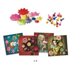 Djeco: Design by Művészeti műhely - Rejtélyes hősnők rózsákkal - Rock'n Roses