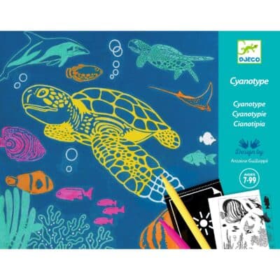 Djeco: Design by Művészeti műhely - Tengermély kék - Ultramarine, Cyanotype