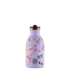 24BOTTLES Kids Clima 330ml rozsdamentes acél termosz szívószálas kupakkal, Music Friends