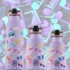 24BOTTLES Kids Urban rozsdamentes acél kulacs szívószálas kupakkal, Music Friends