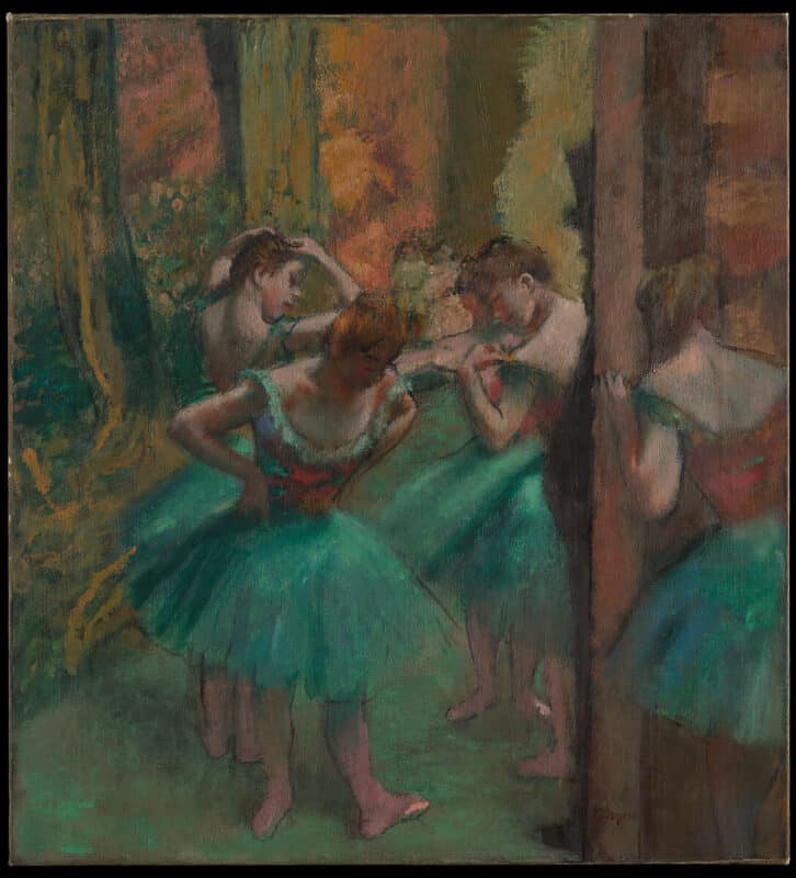 3. Dancers, Pink and Green (Rózsaszín és zöld táncosok, 1890)