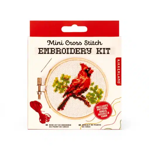 Mini keresztszemes hímzés készlet, Cardinalis
