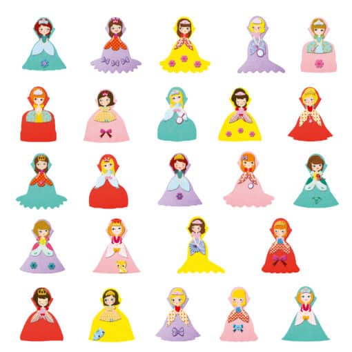 Djeco: Design by Matricázó képkészítés - Hercegnős - I love princesses