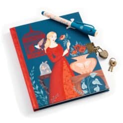 Djeco: Lovely Paper Titkos napló varázstollal - Lisa secret notebook - Magic felt pen