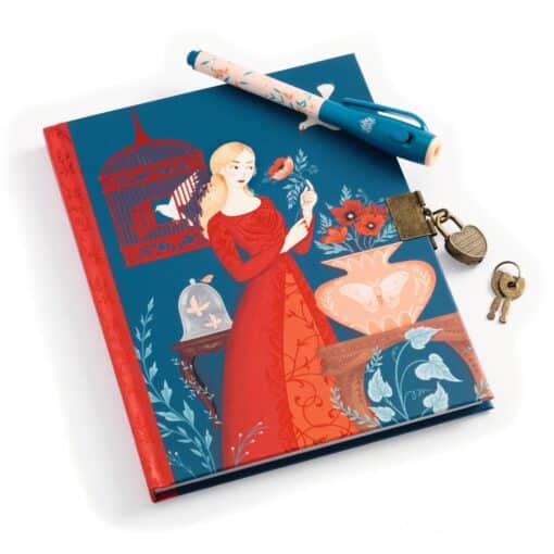 Djeco: Lovely Paper Titkos napló varázstollal - Lisa secret notebook - Magic felt pen