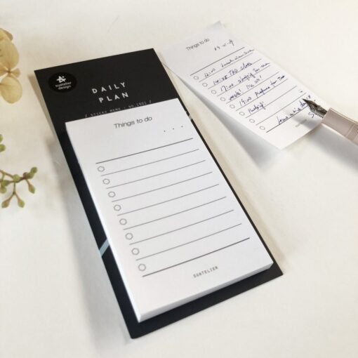 Suatelier design post it - daily plan 01