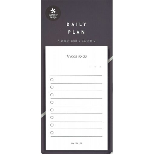 Suatelier design post it - daily plan 01