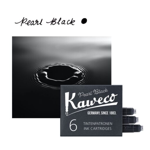 KAWECO tintapatron 6db-os csomagban, Pearl Black