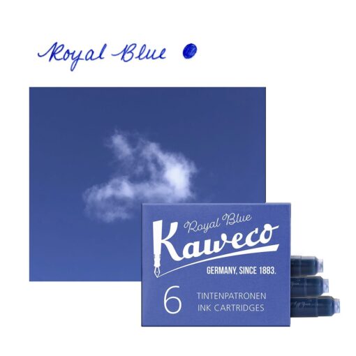 KAWECO tintapatron 6db-os csomagban, Royal Blue