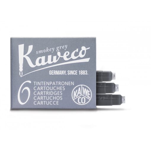 KAWECO tintapatron 6db-os csomagban, Smokey Grey