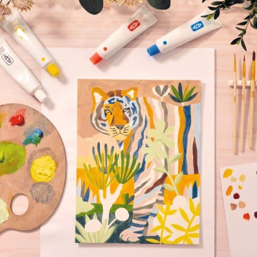 AGA - Atelier Grands Augustins Műterem 22 - Színkeverés, Tigris - Atelier 22, Colour Mixing