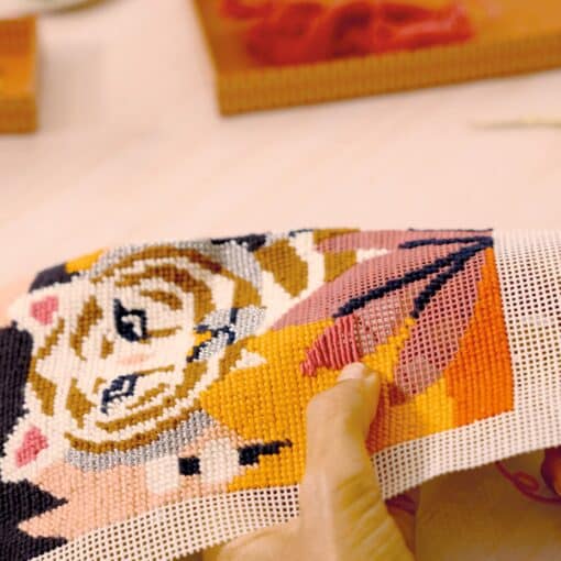AGA - Atelier Grands Augustins Műterem 64 - Tűhímzés, Alkony - Atelier 64, Needlepoint