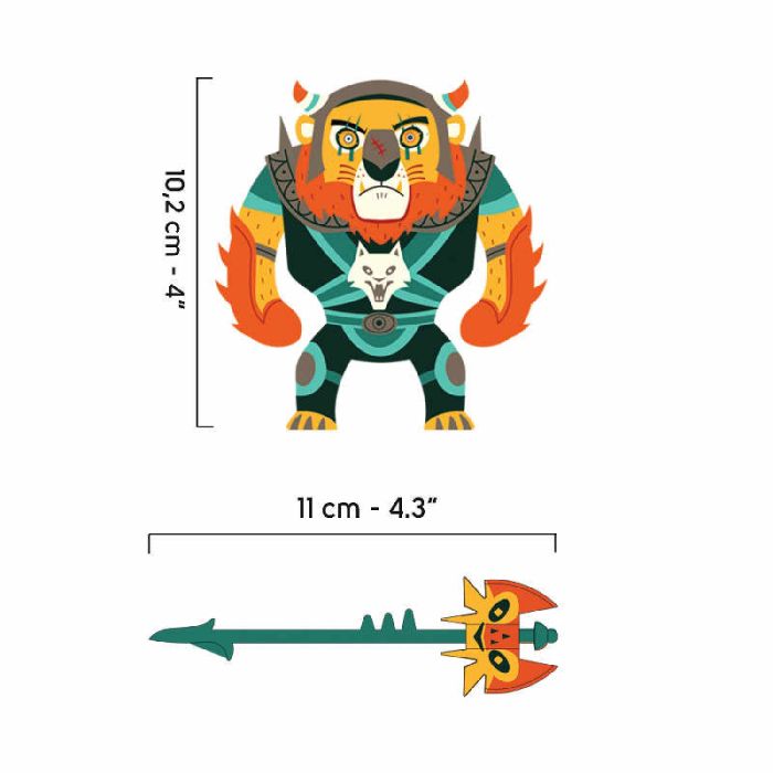 djeco-arty-toys-bestia-karom-fejedelem-ze-furious-dj06917-4-miniart Djeco: Arty Toys Arty Toys - Bestia - Karom fejedelem - Ze Furious