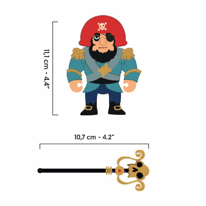 djeco-arty-toys-kaloz-kaloz-kapitany-ze-piratous-dj06851-3-miniart Djeco: Arty Toys Arty Toys - Kalóz - Kalóz kapitány - Ze Piratous