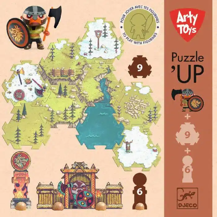 djeco-arty-toys-orias-puzzle-barbarok-birodalma-15-db-os-puzzl-up-alric-dj06852-8-miniart Djeco: Arty Toys Arty Toys Óriás puzzle - Barbárok birodalma, 15-db-os - Puzzl’Up Alric Barbarious