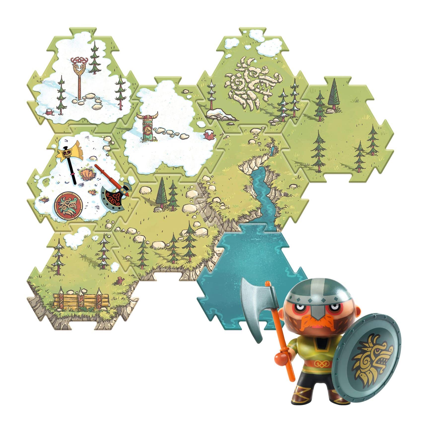 djeco-arty-toys-orias-puzzle-barbarok-birodalma-15-db-os-puzzl-up-alric-dj06852-miiart Djeco: Arty Toys Arty Toys Óriás puzzle - Barbárok birodalma, 15-db-os - Puzzl’Up Alric Barbarious