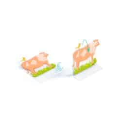 Djeco: Design by Matricázós sztorik, 3D - Élet vidéken - Lift-up stickers - Farm