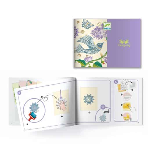 Djeco: Design by Művészeti műhely - Nyomat készítés, golgotavirág - Passionflower