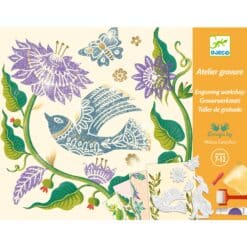 Djeco: Design by Művészeti műhely - Nyomat készítés, golgotavirág - Passionflower