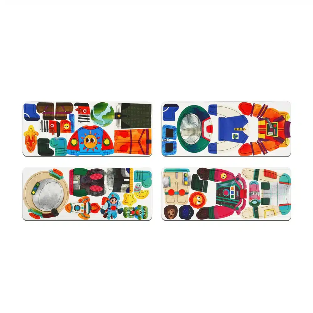 miniart-Magneses-puzzle-jatek-Urhajos-MierEdu Mágneses puzzle játék, Űrhajós MierEdu