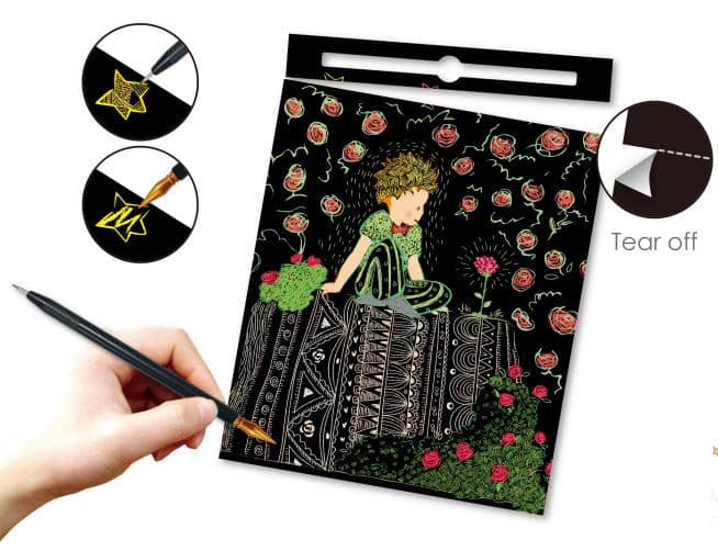 AvenirTLP244100-a-kis-herceg-karckep-keszlet-2-miniart A kis herceg karckép könyv A4 méretű Avenir