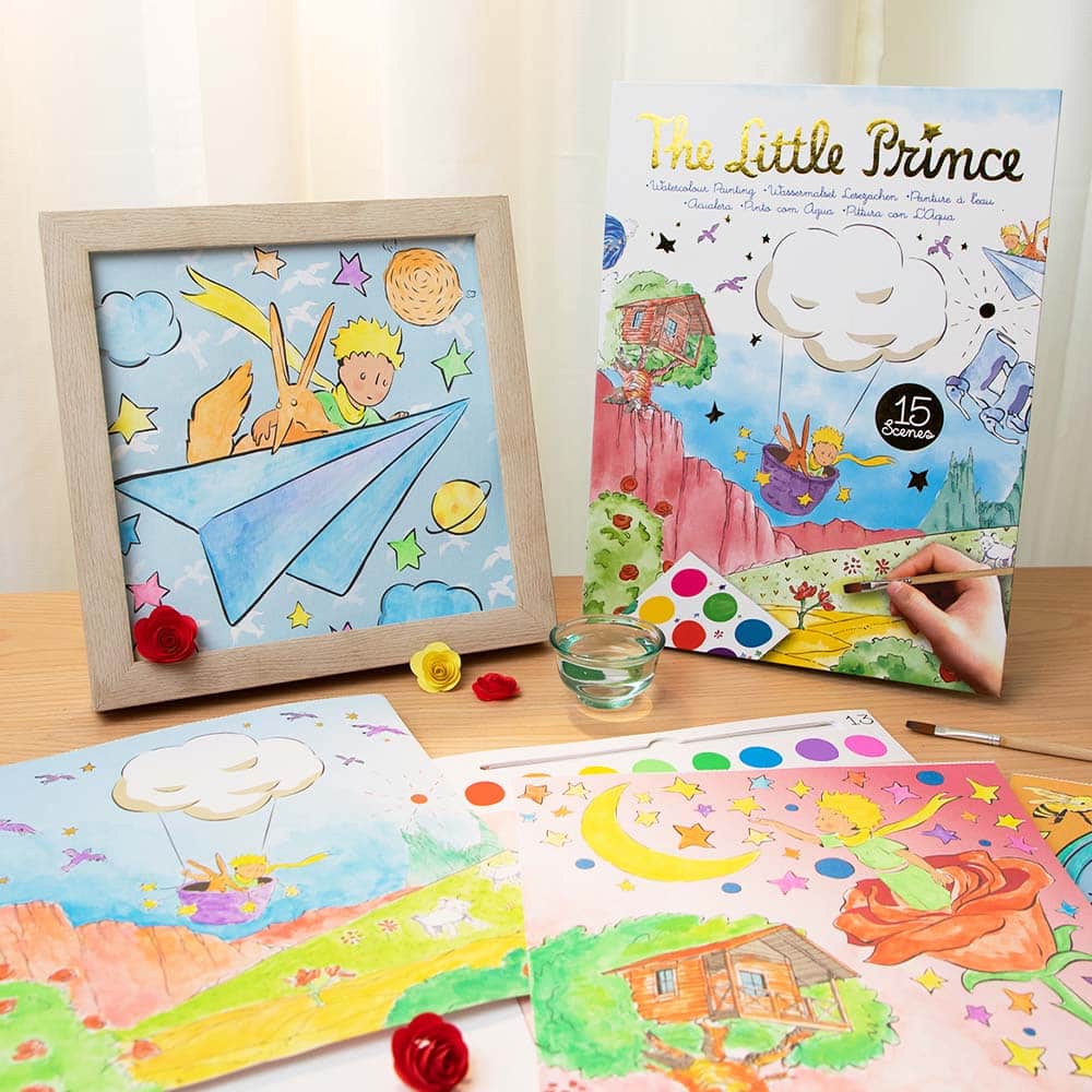 AvenirTLP244102-a-kis-herceg-szinezo-vizfestekkel-4-miniart A kis herceg színező vízfestékkel kreatív készlet Avenir