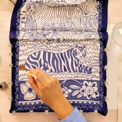 AGA - Atelier Grands Augustins Műterem 10 - Selyem festés, Tigrisek - Atelier 10, Silk Painting