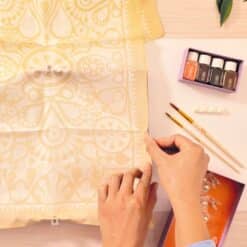 djeco AGA - Atelier Grands Augustins Műterem 11 - Selyem festés, Mandalák - Atelier 11, Silk Painting