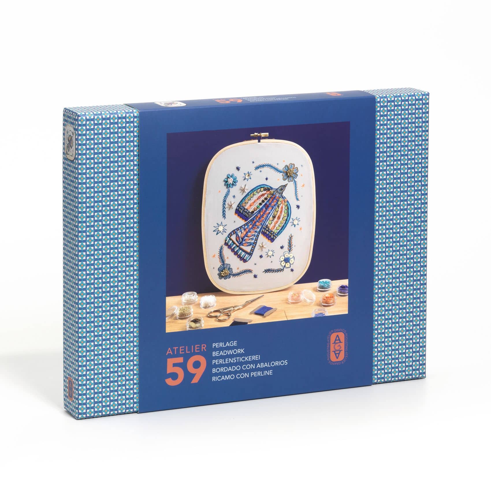 djeco-aga-muterem-59-gyongyhimzes-gyongymadar-atelier-59-beadwork-ga10059-miniart AGA - Atelier Grands Augustins Műterem 59 - Gyöngyhímzés, Gyöngymadár - Atelier 59, Beadwork