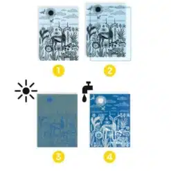 Djeco: Design by Művészeti műhely - Éjjel a szavannán - Night-time in the Savannah