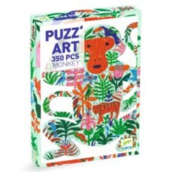 Djeco Művészeti puzzle - Majom, 350 db-os - Monkey