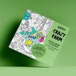 OMY Crazy Farm – Óriás színező poszter