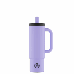 24BOTTLES Straw Cup 800ml rozsdamentes acél bögre szívószállal, Erica