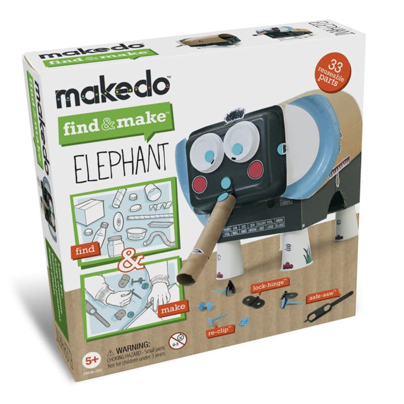 Makedo Find & Make - Elefántkészítő - Elephant