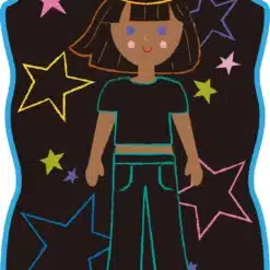 Első színező készletem 6 db krétával, Hercegnők Haku Yoka