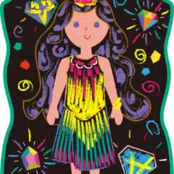 Első színező készletem 6 db krétával, Hercegnők Haku Yoka