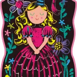 Első színező készletem 6 db krétával, Hercegnők Haku Yoka