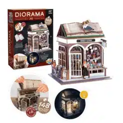 Dioráma 3D puzzle, Könyvesbolt BUKI