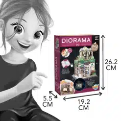 Dioráma 3D puzzle, Virágbolt BUKI