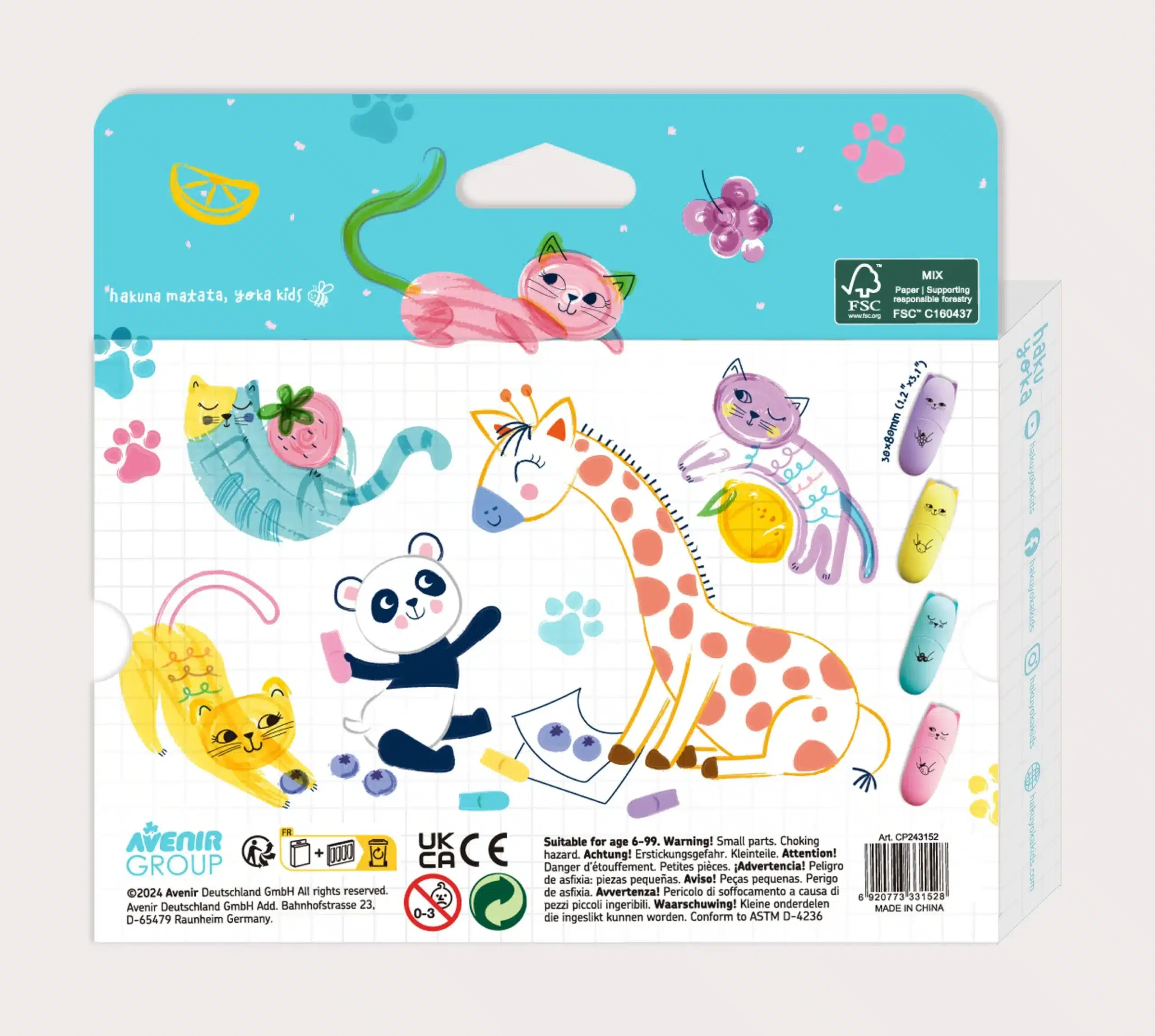 Illatos-filctoll-keszlet-Cicak-Haku-Yoka-miniart-5 Illatos filctoll készlet, Cicák Haku Yoka