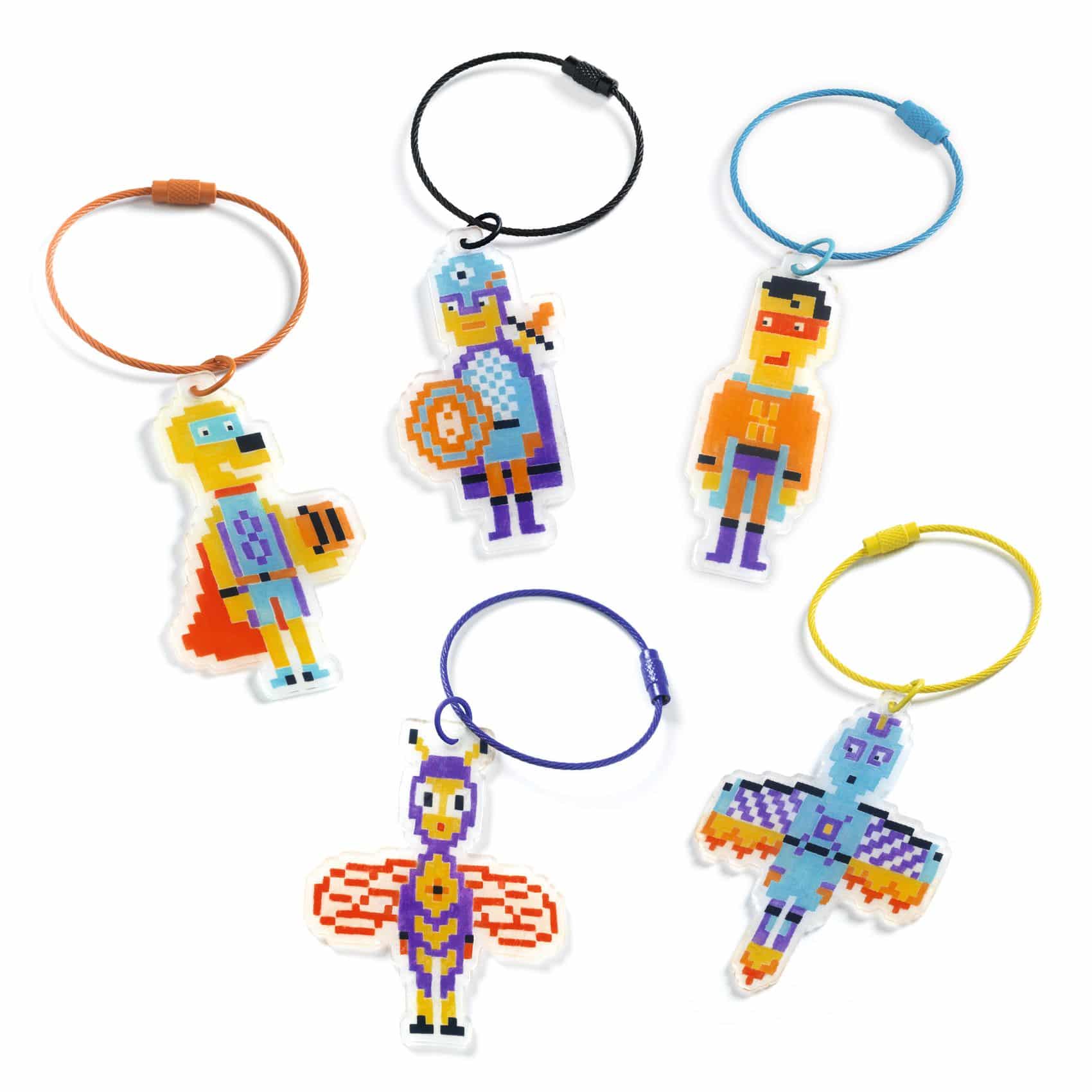 djeco-csinald-magad-pixel-hosok-pixel-art-heroes-dj79005-2-miniart Csináld magad! - Pixel hősök - Pixel Art Heroes