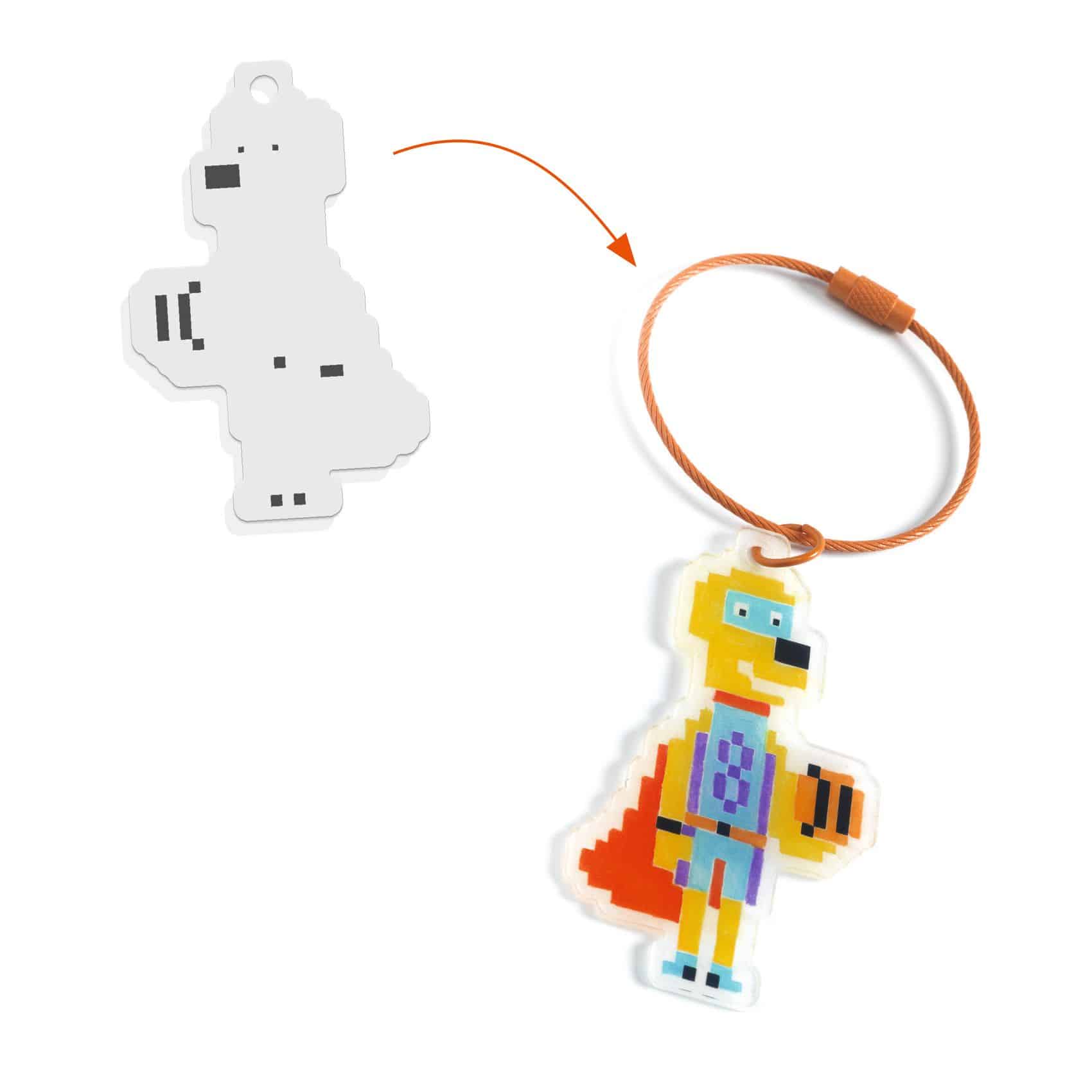 djeco-csinald-magad-pixel-hosok-pixel-art-heroes-dj79005-5-miniart Csináld magad! - Pixel hősök - Pixel Art Heroes