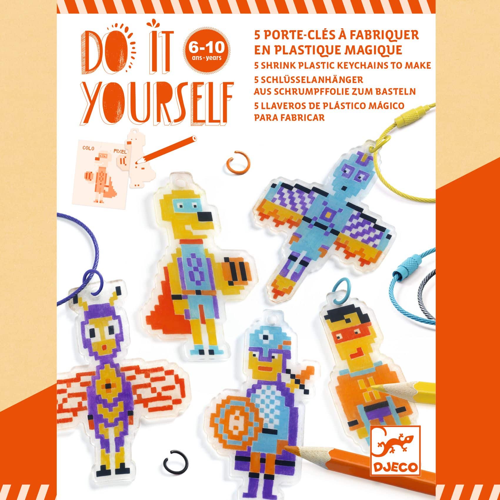 djeco-csinald-magad-pixel-hosok-pixel-art-heroes-dj79005-7-miniart Csináld magad! - Pixel hősök - Pixel Art Heroes