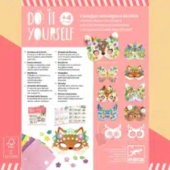 Djeco: Design by Készítsd magad! - Állati álarcok, erdei állatok - Forest animals