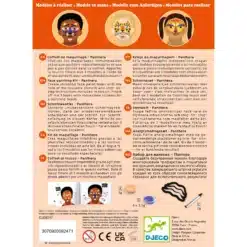 Djeco: Design by Arcfestés, díszítés - Nagymacskák - Panthera