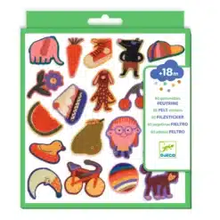 Djeco: Design by Matricák - Tréfálkozók! 60 filcmatrica - The silly ones!