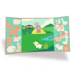 Djeco: Design by Matricás foglalkoztató - Állatok a tanyán - Farm animals
