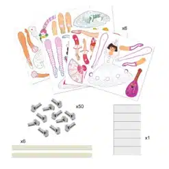 Djeco: Design by Kapcsos képkészítés - Tüllszoknya - Tutus