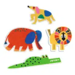 Djeco: Design by Matricák - Állatkák mindenhol! 60 filcmatrica - Animals everywhere!